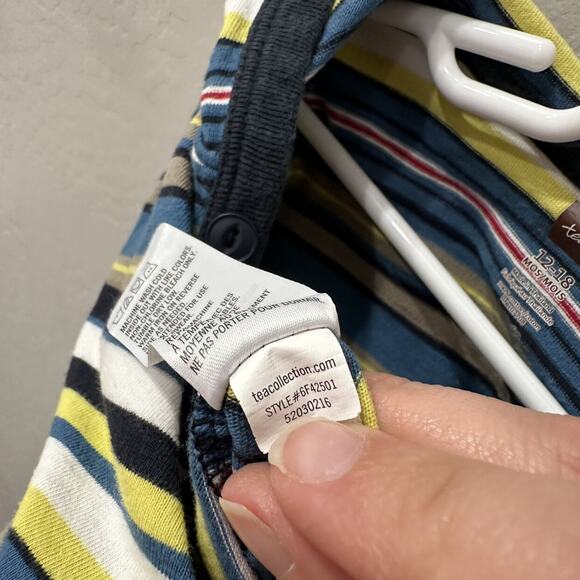 Tea Collection Stripe Hoodie Romper - Picture 8 of 9